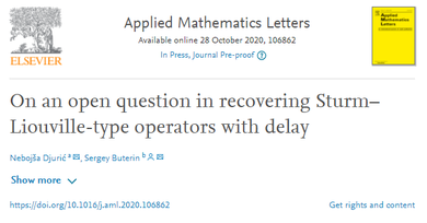 Mathematician from the University of Banja Luka Solv...