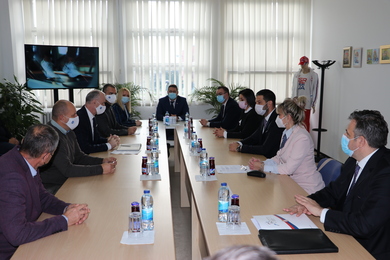 Meeting of Rector Gajanin and Minister Udovičić: Gai...