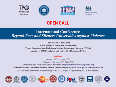 Call to Apply for the Conference ’Despite Fear and S...