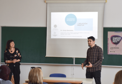 Проф. Бјелобаба одржала предавање о академском интег...