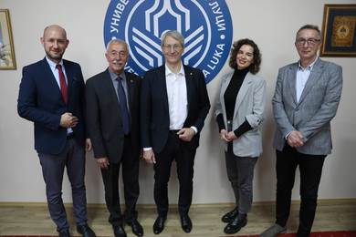 Vice-Rector Posavljak Talked with the Representative...