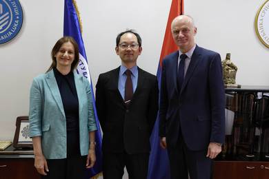 Reception for the Professor from the Kyushu Universi...