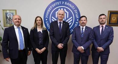 Reception for the Rector of the Masaryk University i...