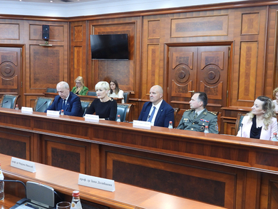 Проректор Кесић на заједничком састанку са министарк...