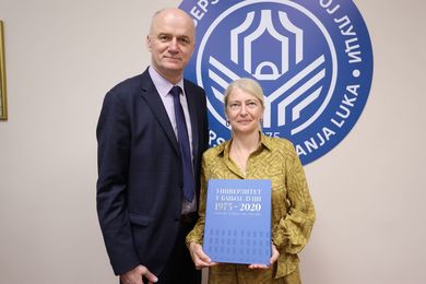 Minister Jelena Begović Visited the University of Ba...