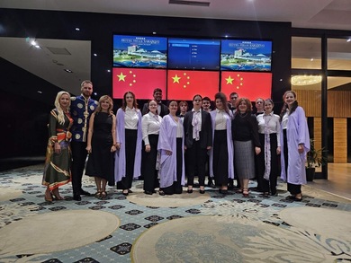 Representatives of the University at the Reception D...