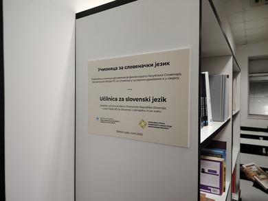A Classroom for Slovenian language has been opened 