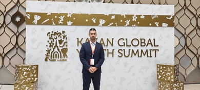 Kenjalo at the Global Youth Summit in Kazan