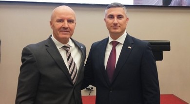 Vice-Rector Kesić at the round table on enrolment po...