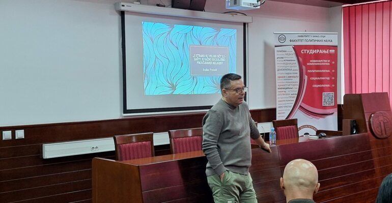 Проф. Трнинић говорио о значају социолошког проучава...