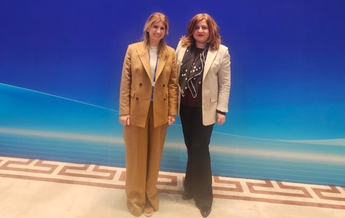 Assist. prof. Stević and prof. Sajić at the global f...