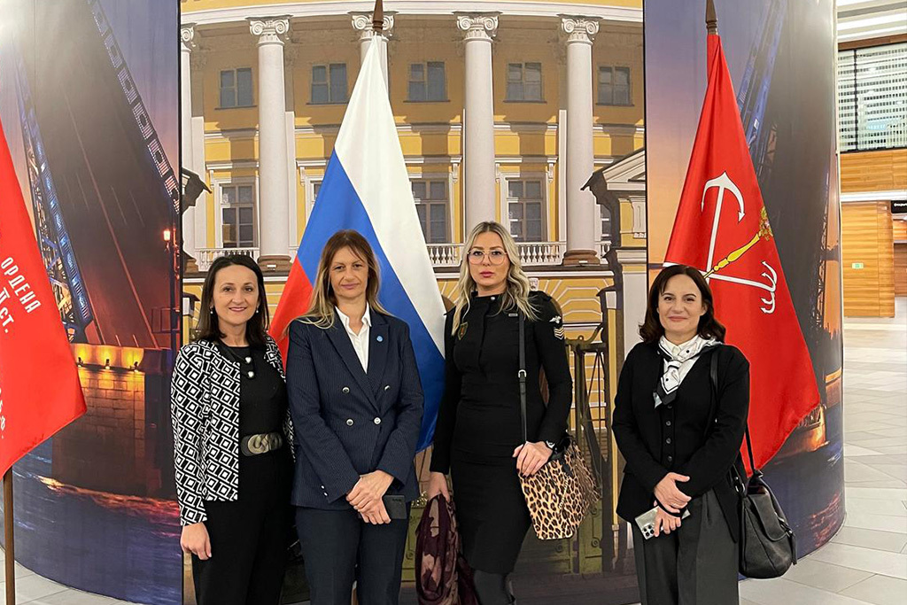 UNIBL delegation at a meeting of the working group f...