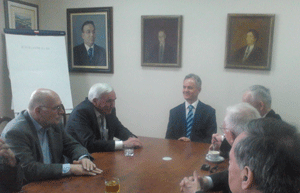 Пријем за делегацију официра некадашњег ШЦОМЈ „Петар...