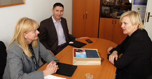 Working meeting with the Vice-Rector from the Univer...