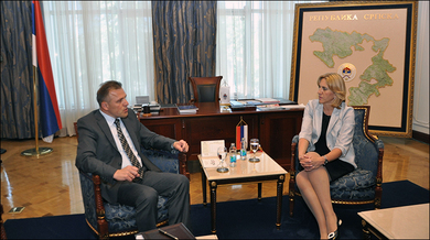 Састанак предсједнице Владе РС Жељке Цвијановић и ре...