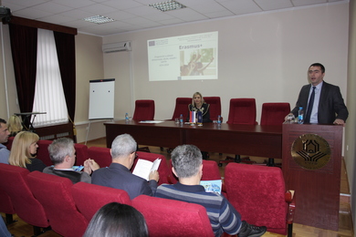 Одржан Информативни дан о програму ERASMUS+ на Униве...