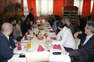 Заједнички радни доручак  Ректорског колегијума, Дек...