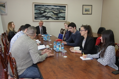 Предсједница Европског студентског форума  у посјети...