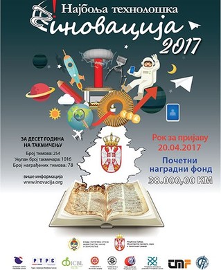 Пријаве за такмичење за Најбољу технолошку иновацију...