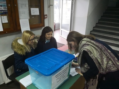 Студенти изашли на изборе