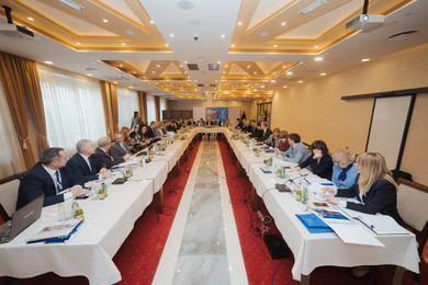 Rector Gajanin at the 3rd Rectors' Forum: Signing of...