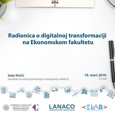 Workshop on Digital Transformation at the Faculty of...