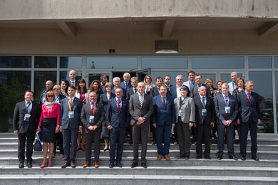 Rector Gajanin at the Fourth Rector's Forum in Podgo...