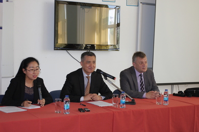 Ambassador of PR China Gave a Lecture at the Faculty...