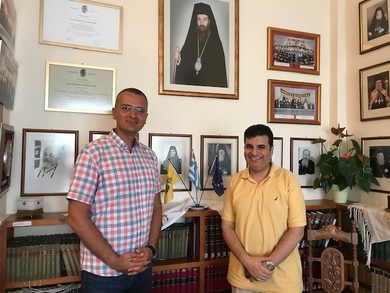 Talks about cooperation with the Orthodox Academy of...