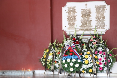 Tribute Paid to Fallen Students and Employees of the...